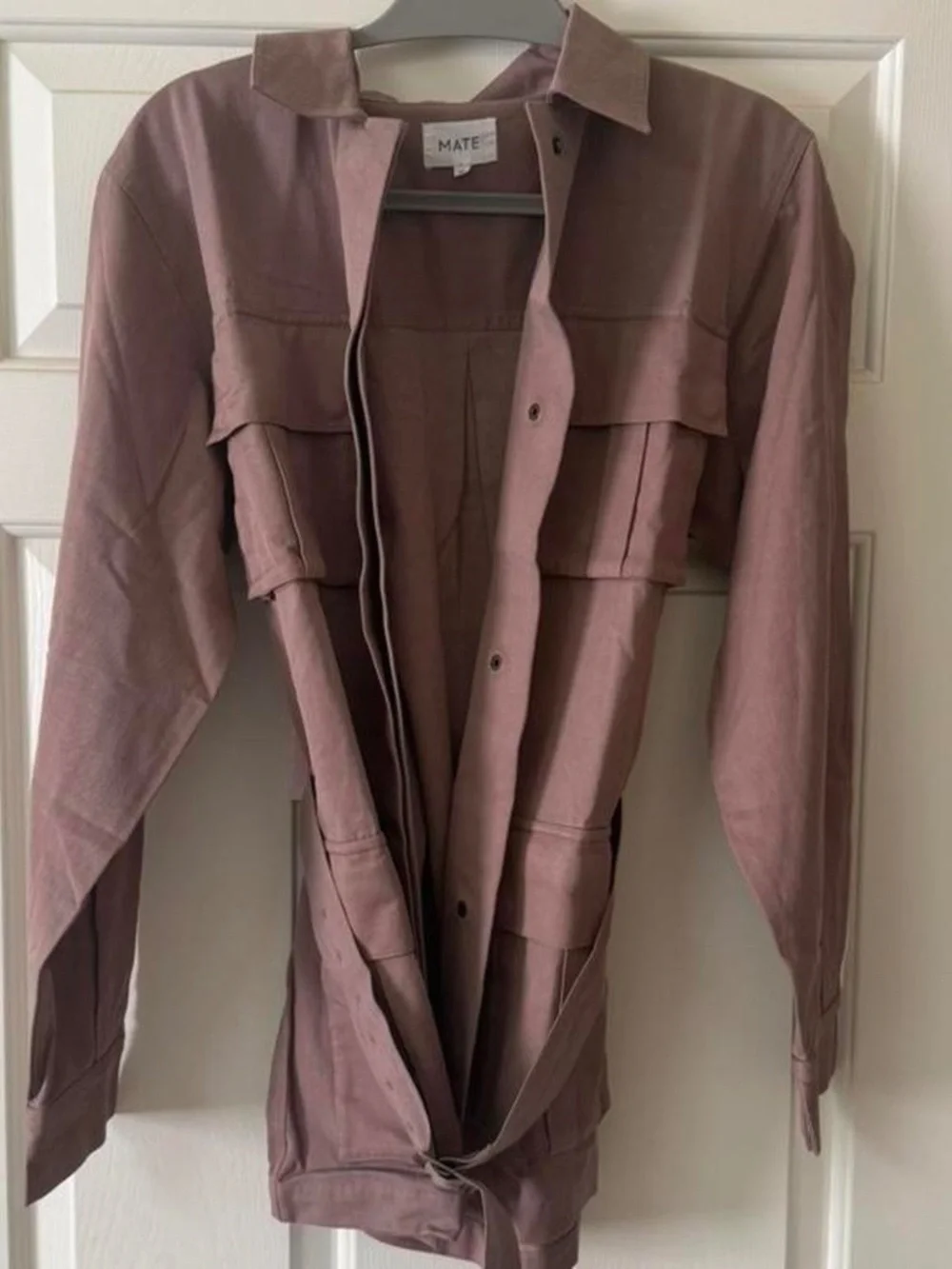 Mate the label tencel twill utility jacket medium NWT